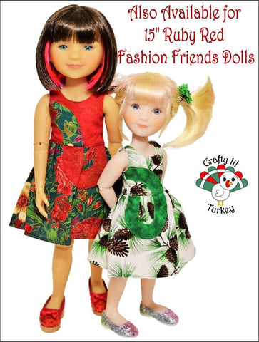 Crafty Lil Turkey Siblies Summer Rays 12" Siblies Doll Clothes Pattern Pixie Faire
