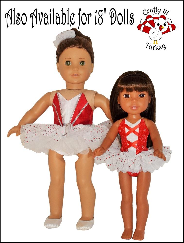 Crafty Lil Turkey WellieWishers Dress Rehearsal 14.5" Doll Clothes Pattern Pixie Faire