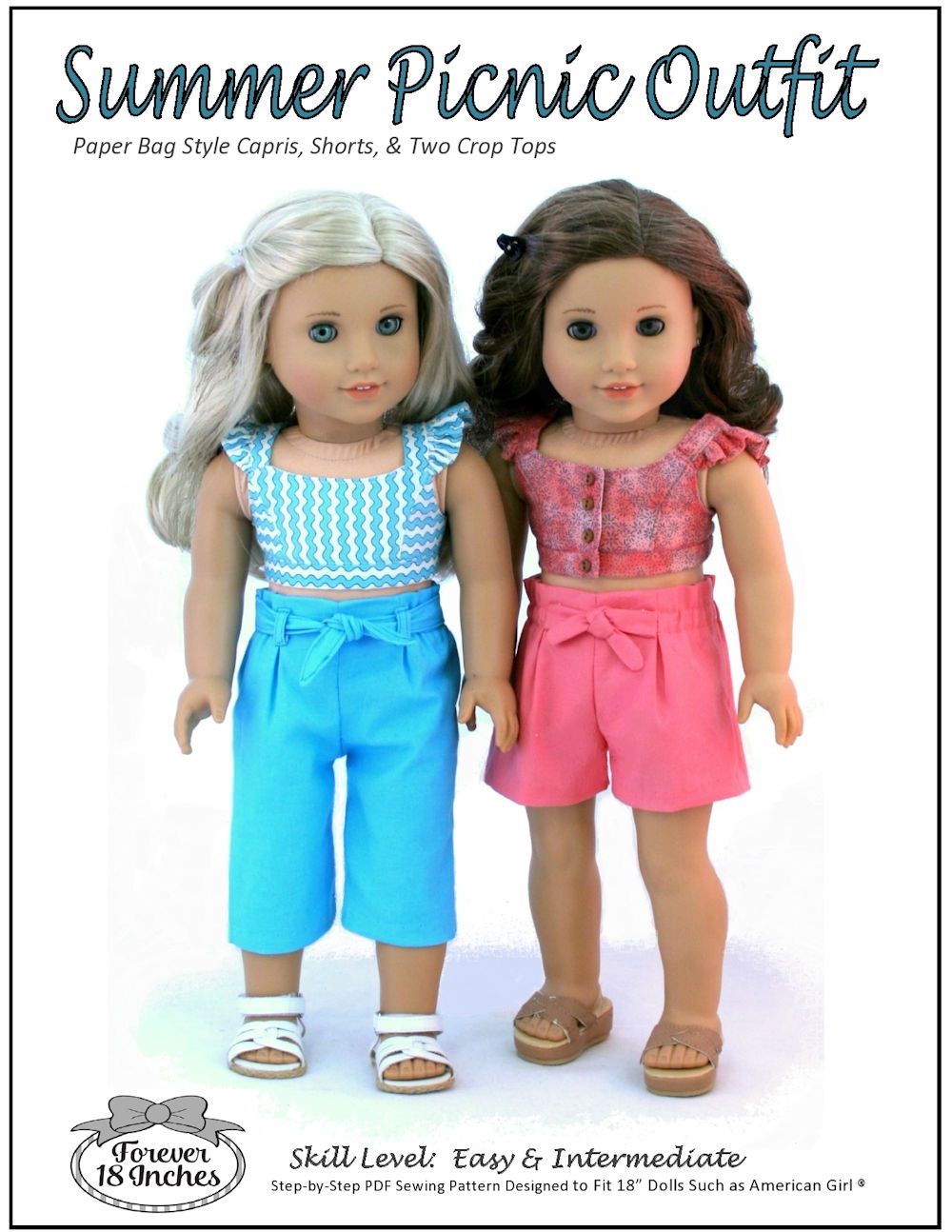American Girl Doll Clothes For Summer Forever 18 Inches Summer