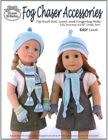 Forever 18 Inches 18 Inch Modern Fog Chaser Accessories 18-19" Doll Clothes Pattern Pixie Faire