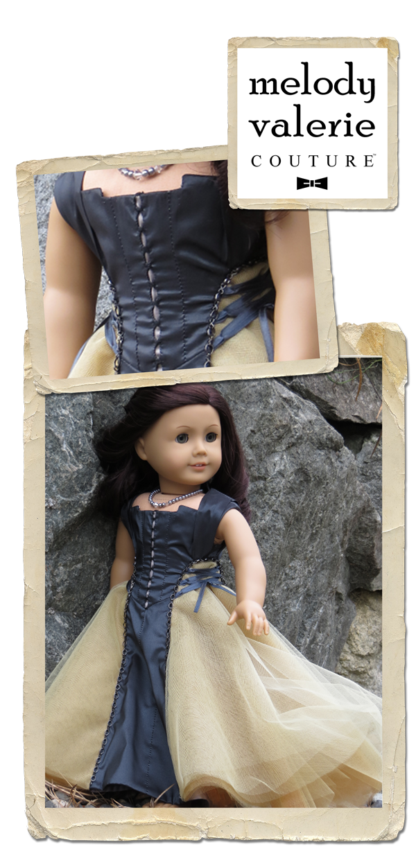 Melody Valerie Couture 18 Inch Modern Cadewyn Dress 18 Inch Doll Clothes Pattern Pixie Faire