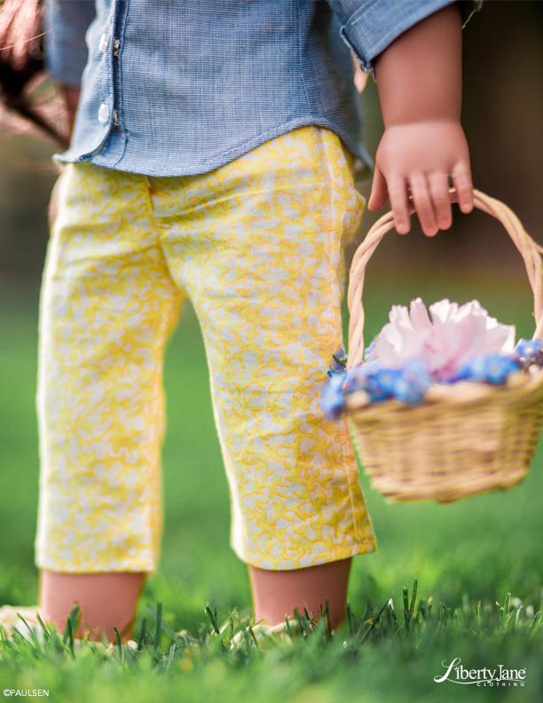 Liberty Jane 18 Inch Modern Capri and Shorts 18" Doll Clothes Pattern Pixie Faire
