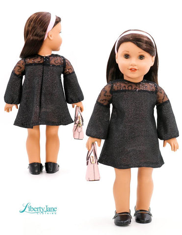 Liberty Jane 18 Inch Modern Carnaby St. Dress 18” Doll Clothes Pattern Pixie Faire