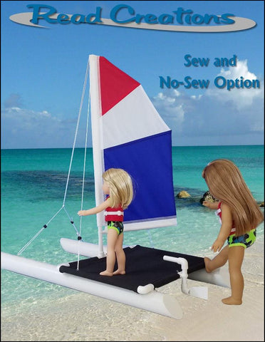 Read Creations 18 Inch Modern Catamaran PVC Pattern for 13" to 18" Dolls Pixie Faire