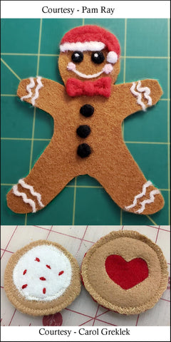 Dollhouse Designs 18 Inch Modern Christmas Cookies 18" Doll Accessory Pattern Pixie Faire