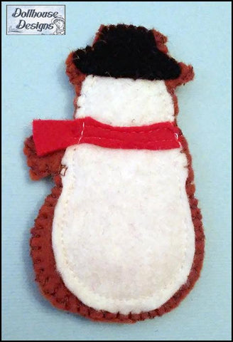 Dollhouse Designs 18 Inch Modern Christmas Cookies 18" Doll Accessory Pattern Pixie Faire