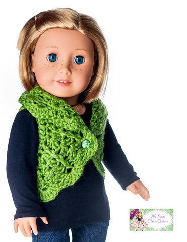 Mon Petite Cherie Couture Crochet Cir-Collar Vest Crochet Pattern Pixie Faire