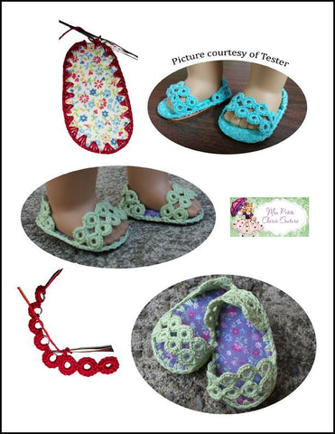 Mon Petite Cherie Couture Crochet Circling Around 18" Doll Crochet Pattern Pixie Faire