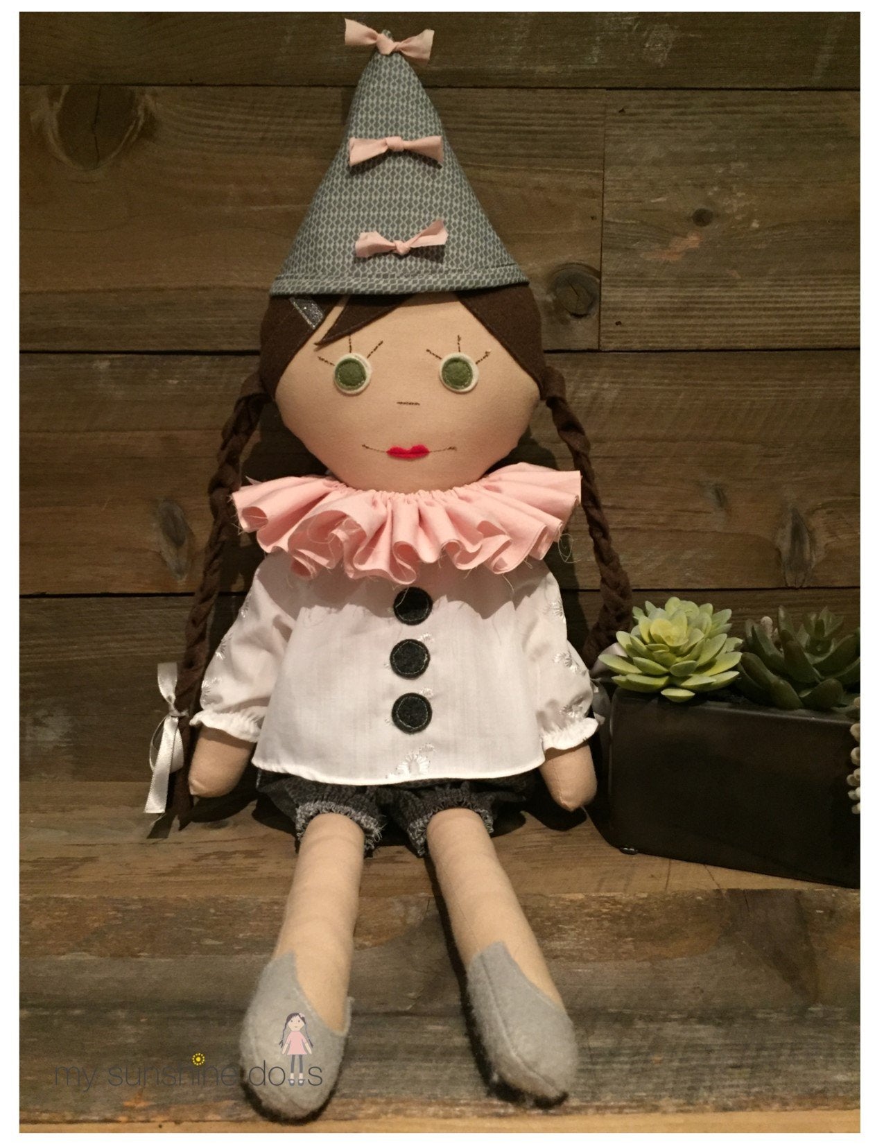My Sunshine Dolls 18 Inch Modern Circus Performer Costume Pattern for 18" Dolls and  23" My Sunshine Cloth Dolls Pixie Faire