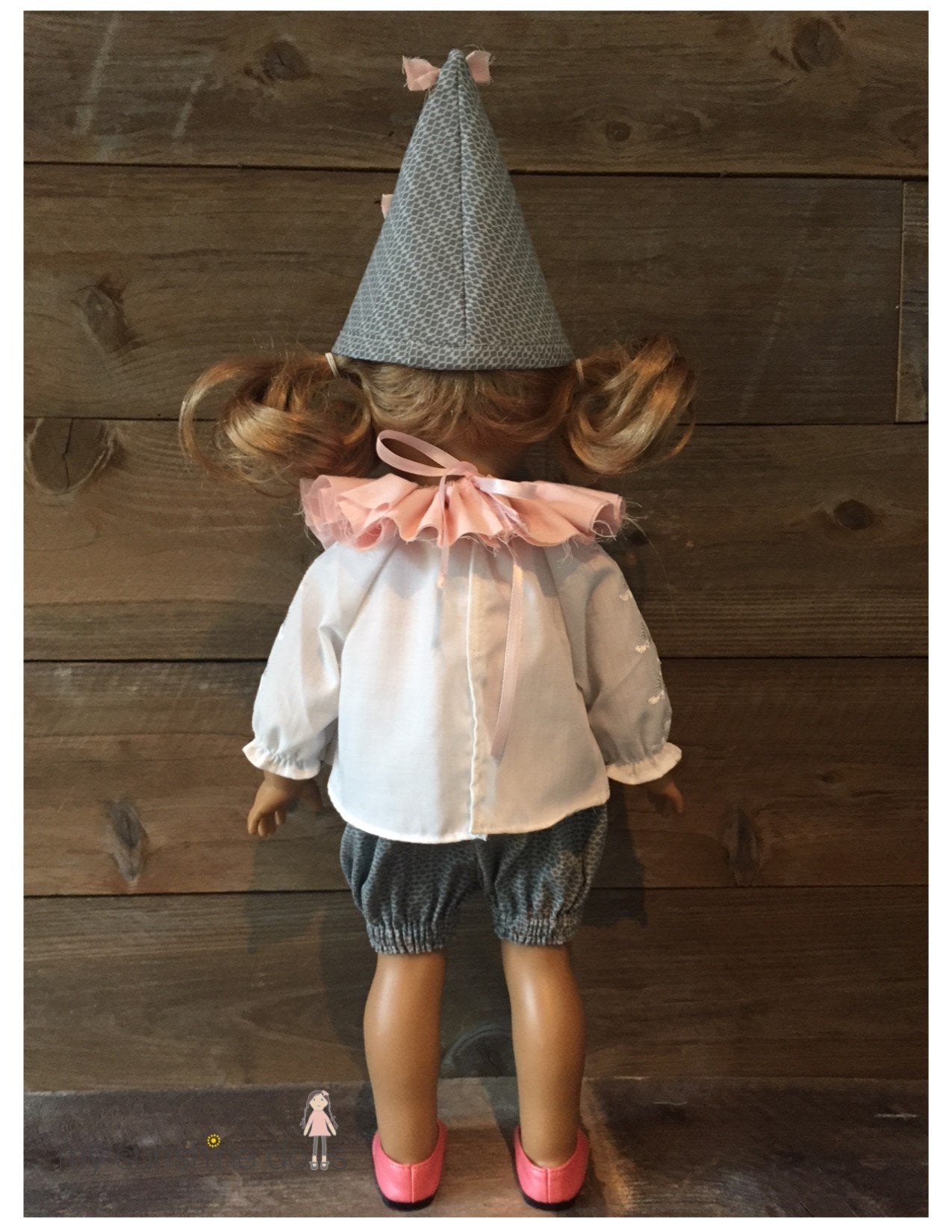 My Sunshine Dolls 18 Inch Modern Circus Performer Costume Pattern for 18" Dolls and  23" My Sunshine Cloth Dolls Pixie Faire
