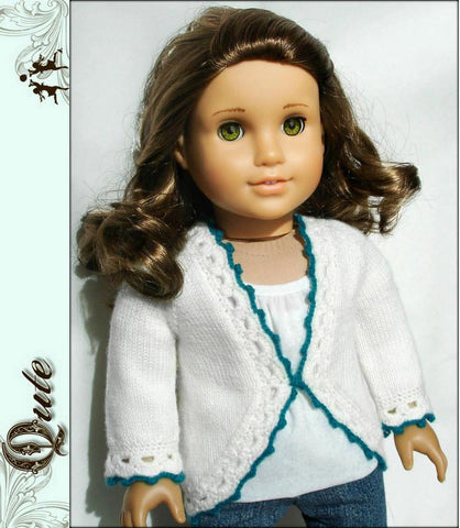 Qute Knitting Clara Cardigan Crochet and Knitting Pattern Pixie Faire