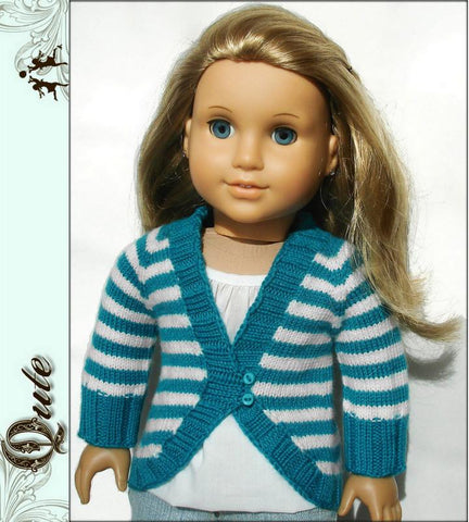 Qute Knitting Clara Cardigan Crochet and Knitting Pattern Pixie Faire