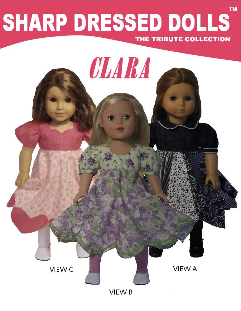 Sharp Dressed Dolls 18 Inch Modern Clara Dress 18" Doll Clothes Pixie Faire