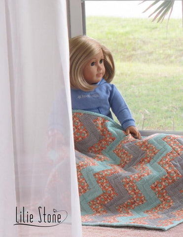 Lilie Stone 18 Inch Modern Coastal Chevron Quilting Pattern Pixie Faire