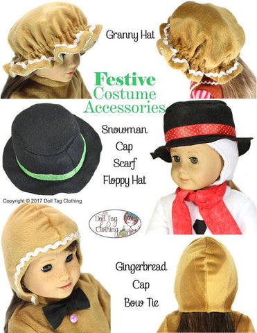 Doll Tag Clothing 18 Inch Modern Festive Costume Accessories 18" Doll Clothes Pattern Pixie Faire