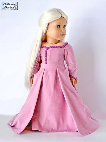 Dollhouse Designs 18 Inch Modern A Regal Celebration 18" Doll Clothes Pattern Pixie Faire
