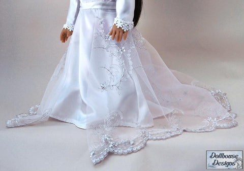 Dollhouse Designs 18 Inch Modern A Regal Celebration 18" Doll Clothes Pattern Pixie Faire