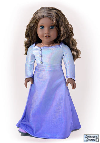 Dollhouse Designs 18 Inch Modern A Regal Celebration 18" Doll Clothes Pattern Pixie Faire