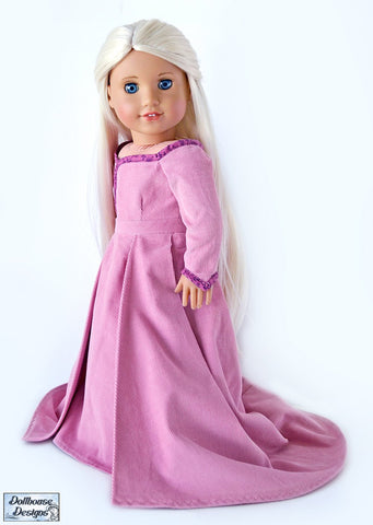Dollhouse Designs 18 Inch Modern A Regal Celebration 18" Doll Clothes Pattern Pixie Faire