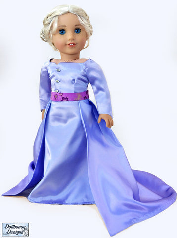 Dollhouse Designs 18 Inch Modern A Regal Celebration 18" Doll Clothes Pattern Pixie Faire
