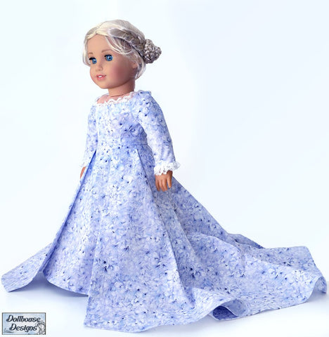 Dollhouse Designs 18 Inch Modern A Regal Celebration 18" Doll Clothes Pattern Pixie Faire