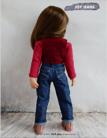 Doll Joy Gotz 19 Inch Joy Jeans 19" Gotz® Doll Clothes Pattern Pixie Faire