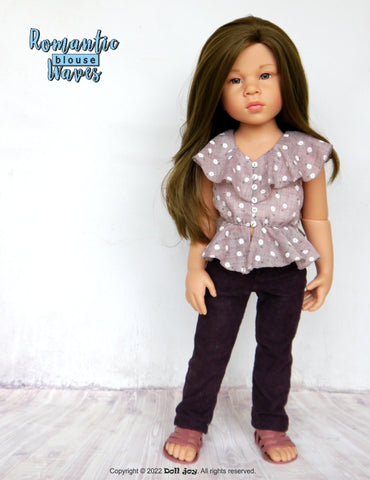 Doll Joy Gotz 19" Romantic Waves Blouse Pattern for 19" Gotz Dolls Pixie Faire