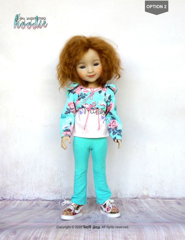 Doll Joy Ruby Red Fashion Friends Joy Super Crop Hoodie Pattern for 14.5" - 15" Dolls Pixie Faire