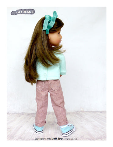 Doll Joy WellieWishers Joy Jeans 14.5-15 inch Doll Clothes Pattern Pixie Faire