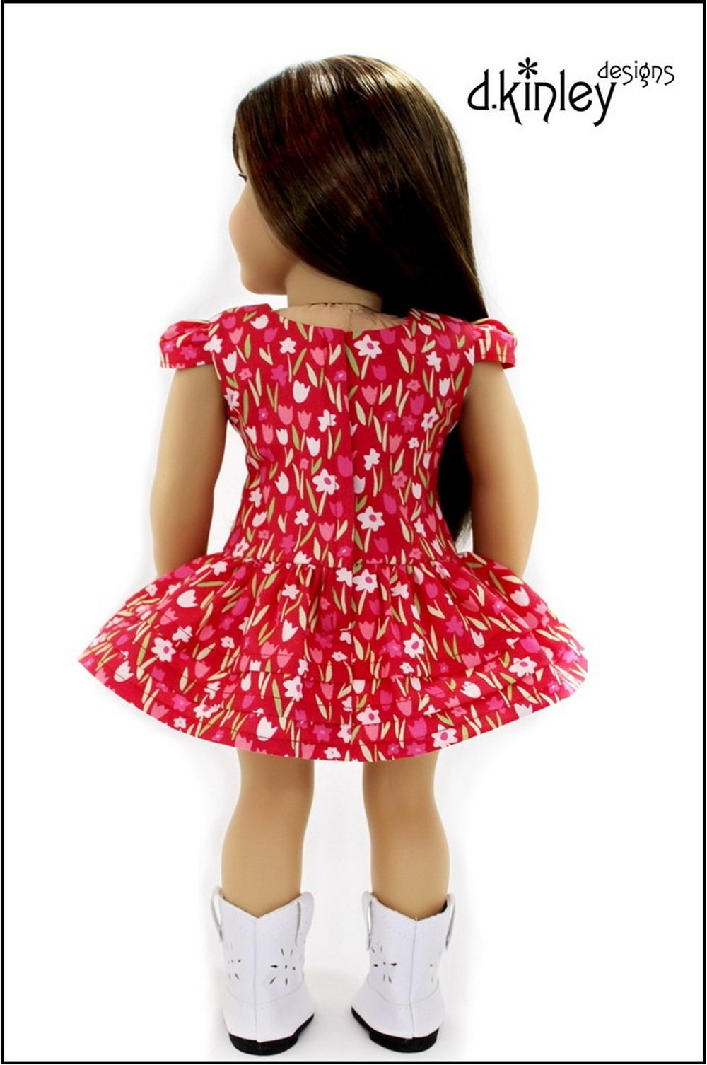 Dkinley Designs 18 Inch Modern Partytime Sweetheart Dress and Top 18" Doll Clothes Pattern Pixie Faire