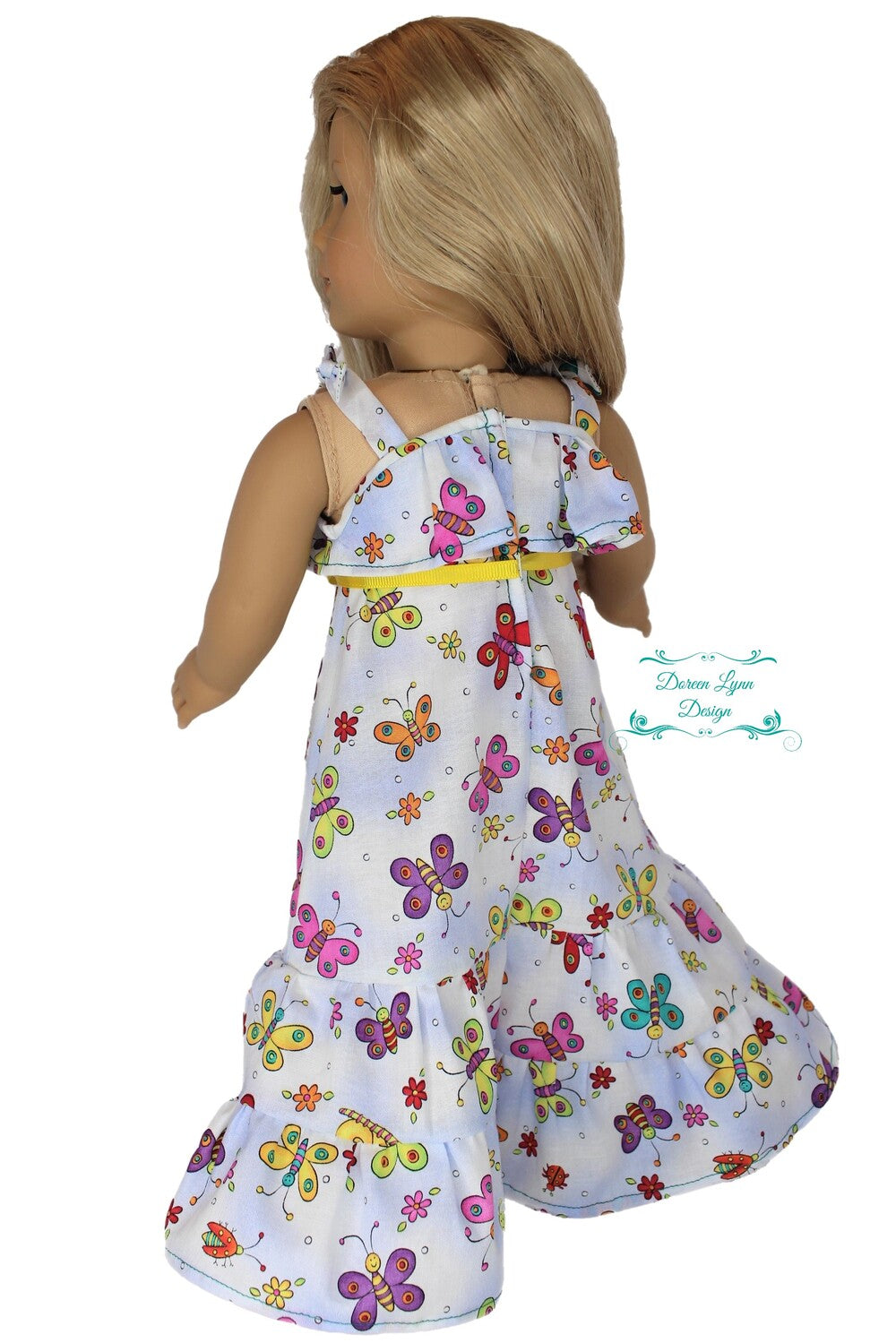 Doreen Lynn Design 18 Inch Modern Aubrey Dress 18" Doll Clothes Pattern Pixie Faire