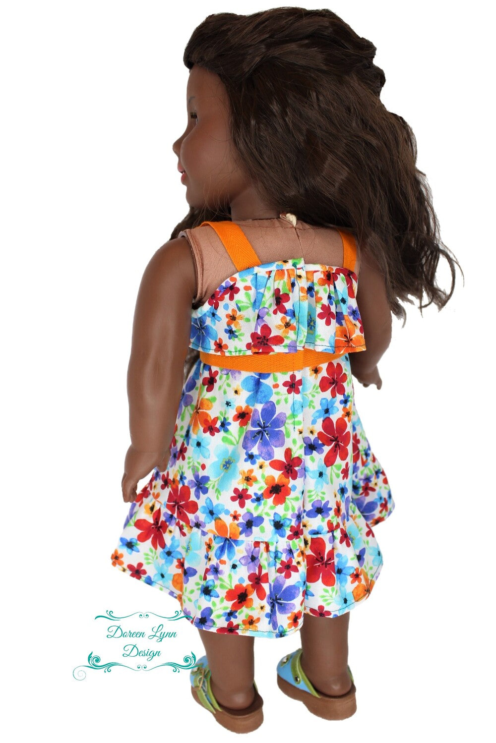 Doreen Lynn Design 18 Inch Modern Aubrey Dress 18" Doll Clothes Pattern Pixie Faire