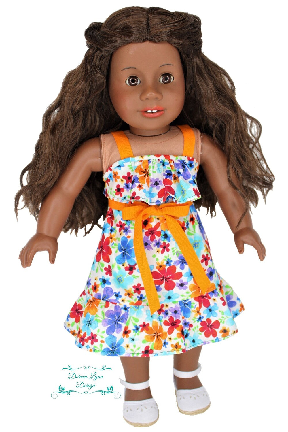 Doreen Lynn Design 18 Inch Modern Aubrey Dress 18" Doll Clothes Pattern Pixie Faire