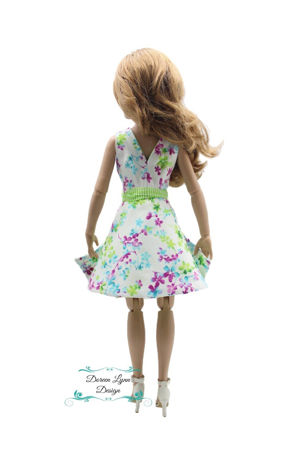 Doreen Lynn Design Ellowyne Morning Glory Reversible Dress Doll Clothes Pattern For Ellowyne Wilde™ Dolls Pixie Faire