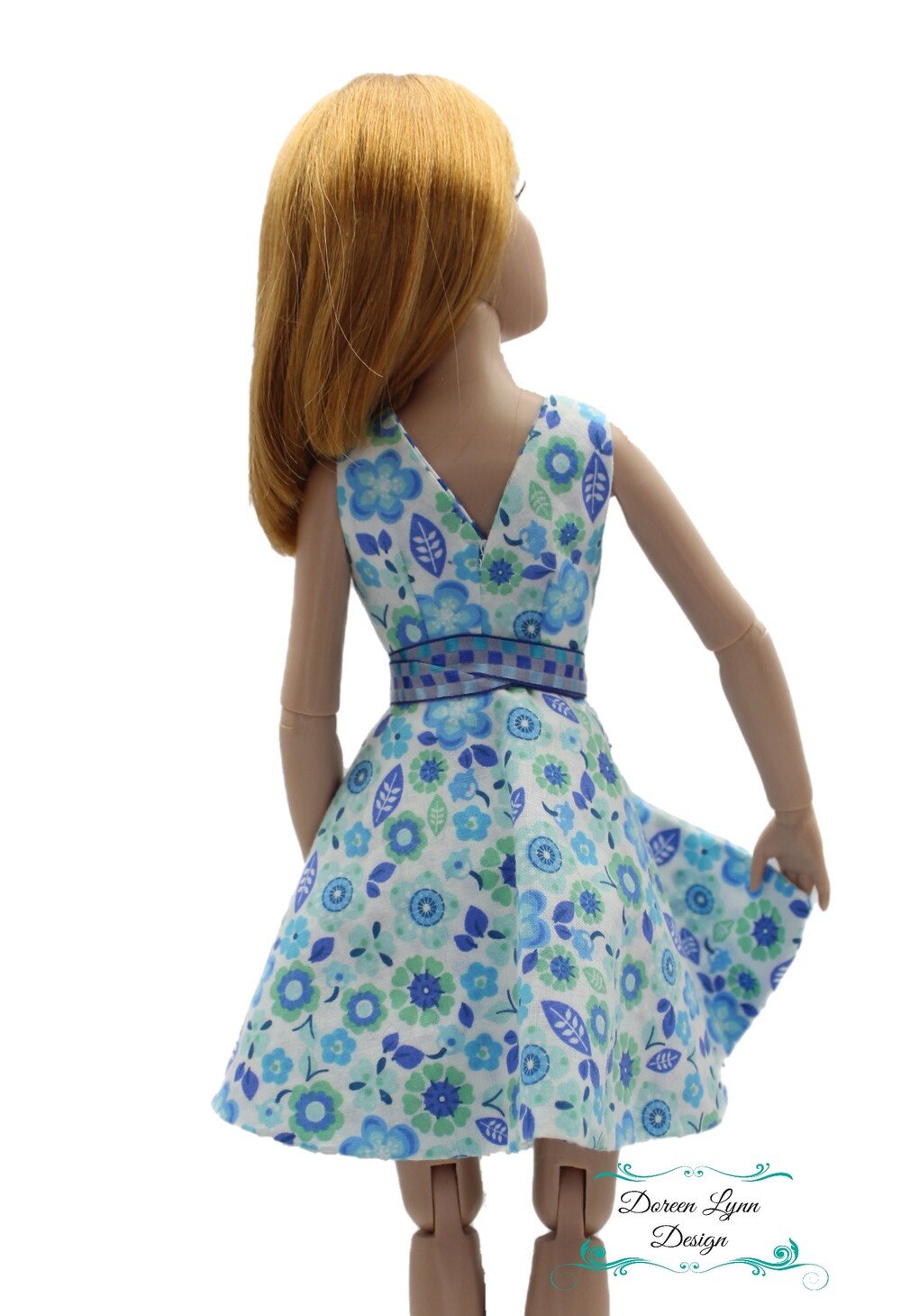 Doreen Lynn Design Ellowyne Morning Glory Reversible Dress Doll Clothes Pattern For Ellowyne Wilde™ Dolls Pixie Faire
