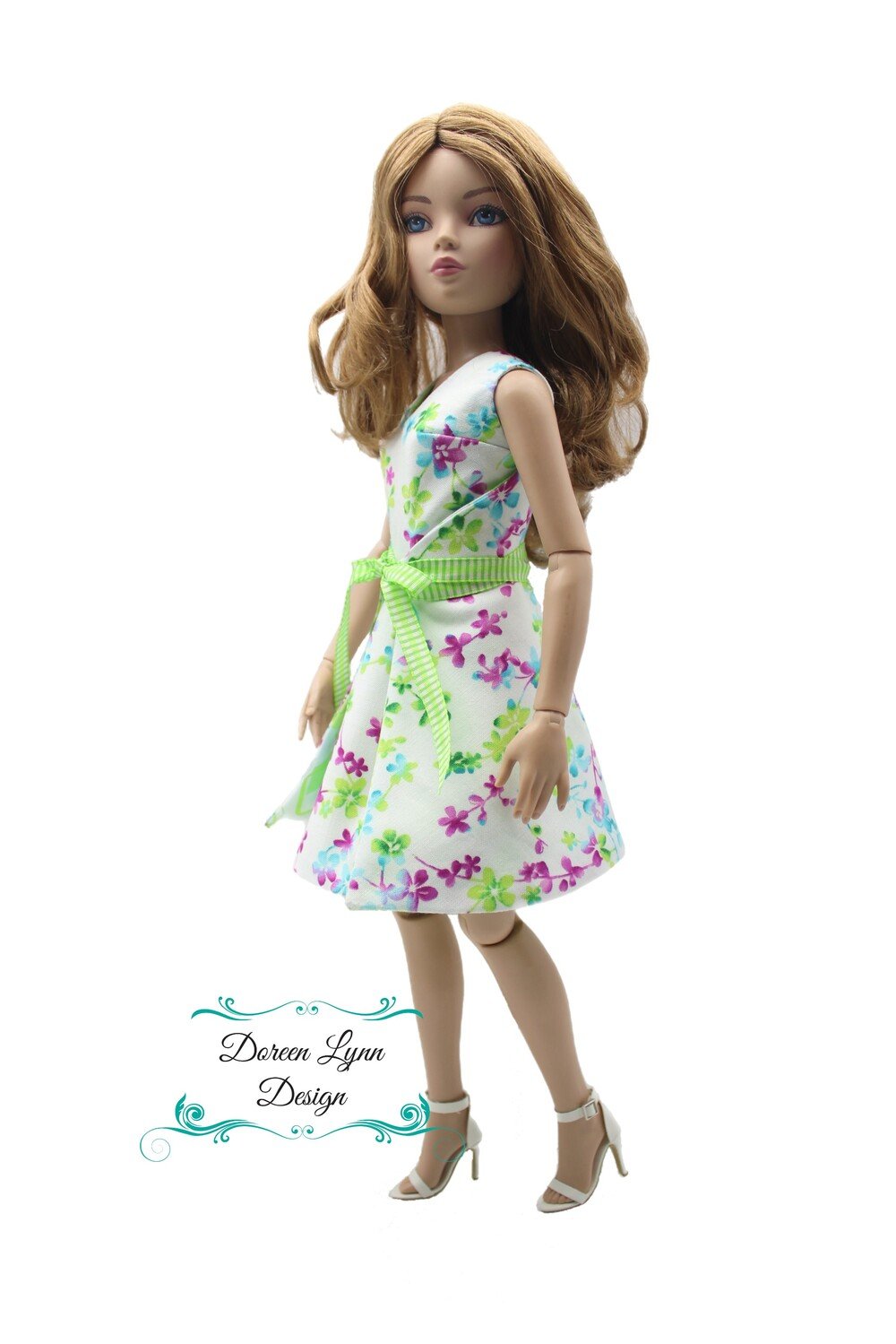 Doreen Lynn Design Ellowyne Morning Glory Reversible Dress Doll Clothes Pattern For Ellowyne Wilde™ Dolls Pixie Faire