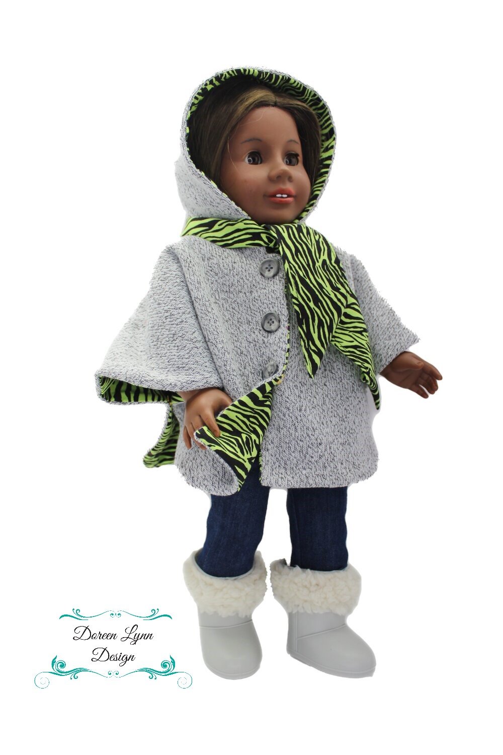 Doreen Lynn Design 18 Inch Modern Fall Breeze 18" Doll Clothes Pattern Pixie Faire