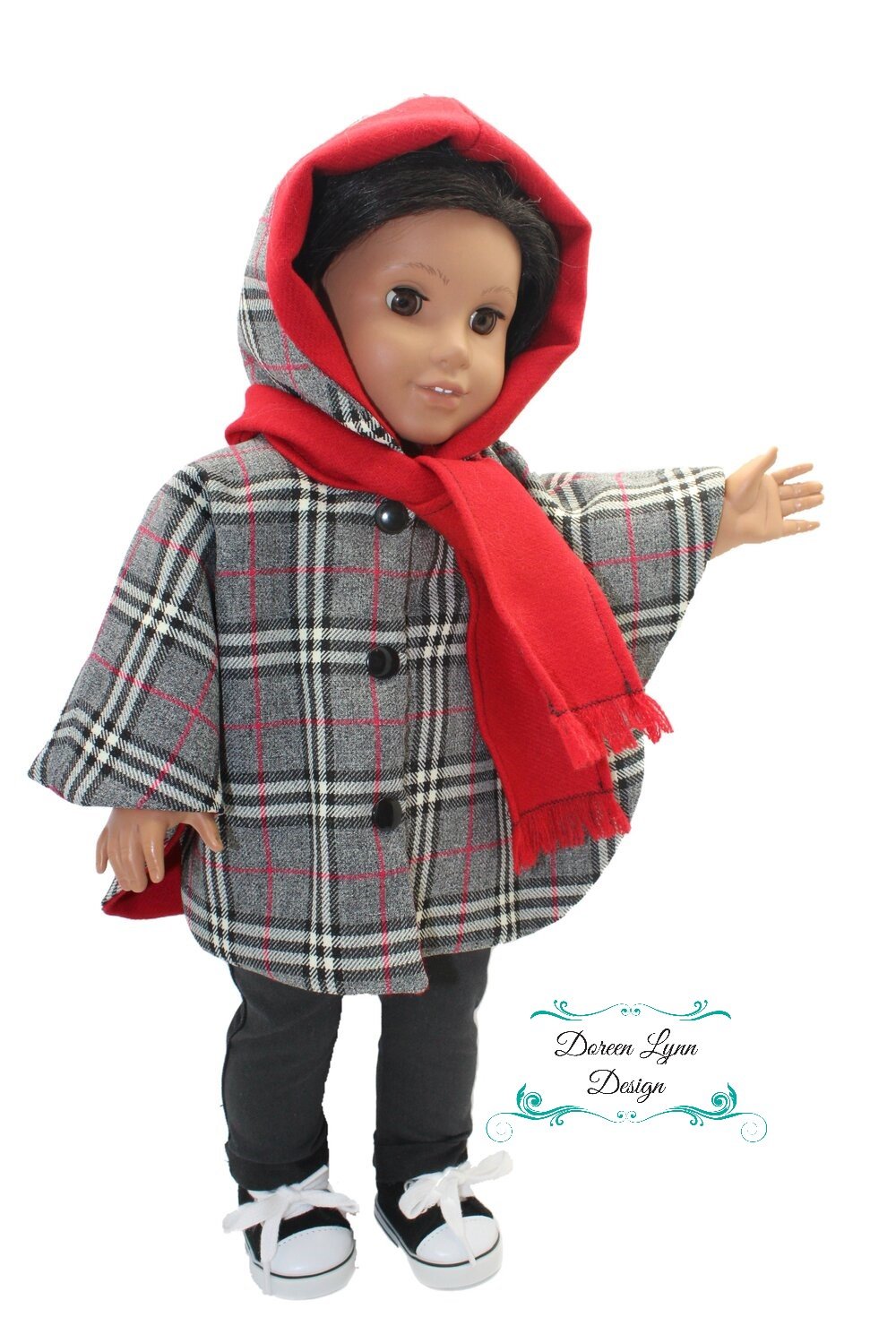 Doreen Lynn Design 18 Inch Modern Fall Breeze 18" Doll Clothes Pattern Pixie Faire