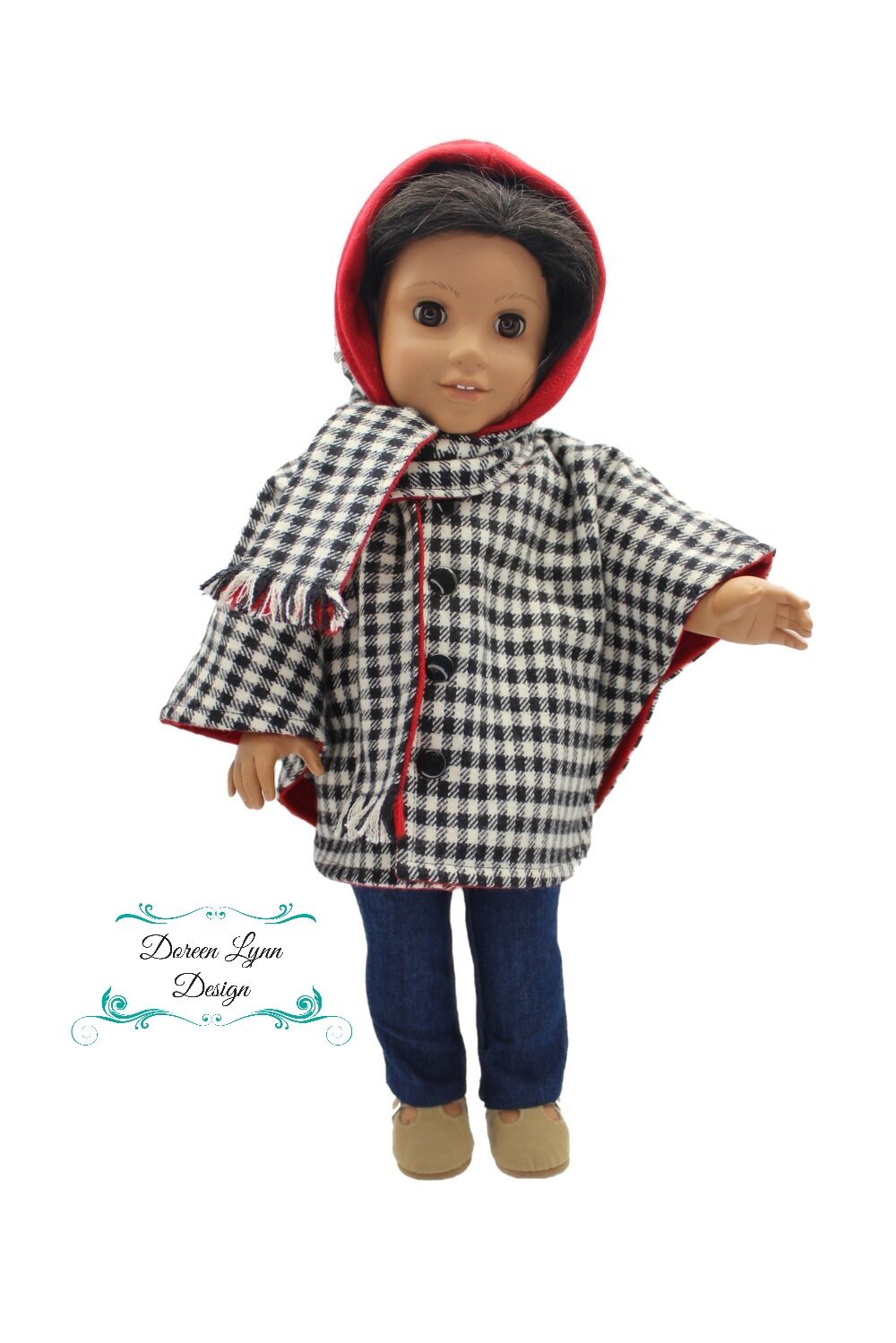 Doreen Lynn Design 18 Inch Modern Fall Breeze 18" Doll Clothes Pattern Pixie Faire