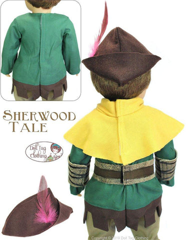 Doll Tag Clothing 18 Inch Modern Sherwood Tale 18" Doll Clothes Pattern Pixie Faire