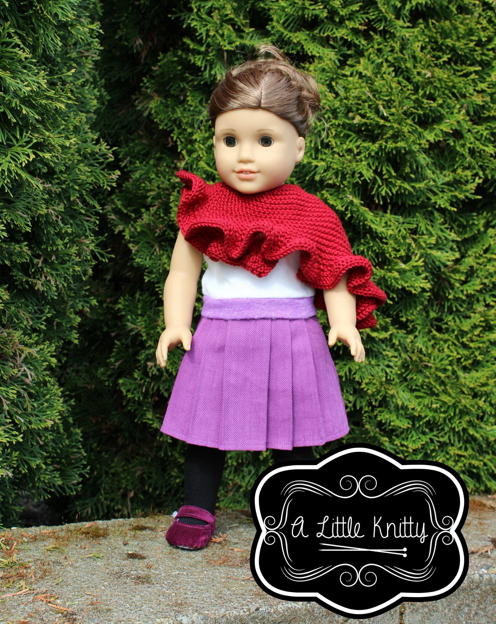 A Little Knitty Knitting Dana Shawl Knitting Pattern Pixie Faire
