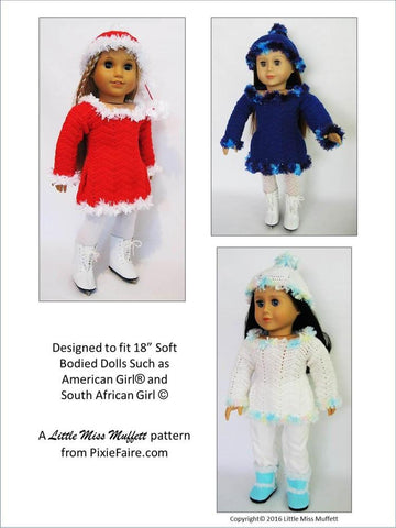 Little Miss Muffett Crochet Dancing In The Snow Crochet Pattern Pixie Faire