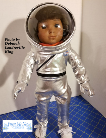 Forget Me Not Designs 18 Inch Modern Mercury Flightsuit 18" Doll Clothes Pattern Pixie Faire