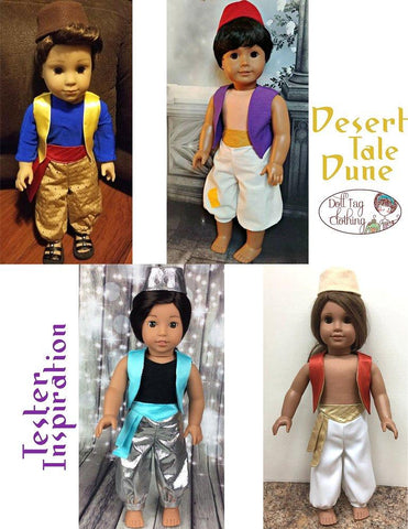 Doll Tag Clothing 18 Inch Modern Desert Tale Dune 18" Doll Clothes Pattern Pixie Faire