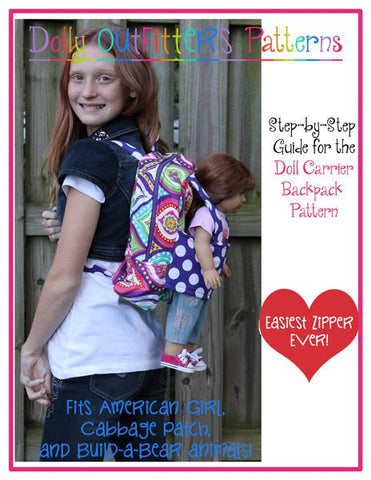 Dolly Outfitters Girls Large Doll Carrier Backpack For Girls Pixie Faire