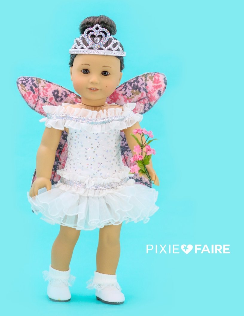 Genniewren 18 Inch Modern Grand Supreme Pageant Shell 18" Doll Clothes Pattern Pixie Faire