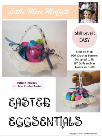 Little Miss Muffett Crochet Easter Eggsentials Crochet Pattern Pixie Faire