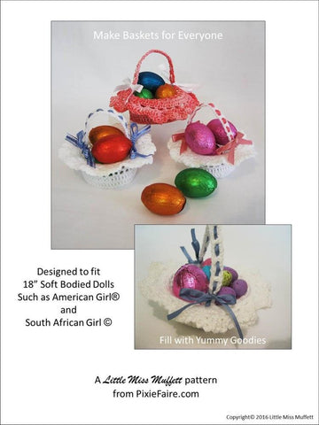 Little Miss Muffett Crochet Easter Eggsentials Crochet Pattern Pixie Faire