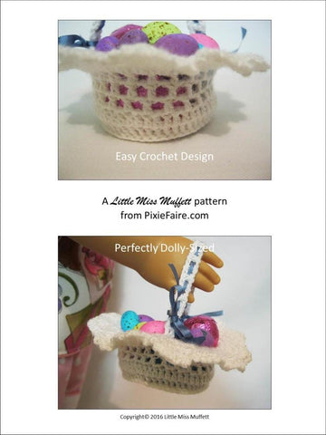 Little Miss Muffett Crochet Easter Eggsentials Crochet Pattern Pixie Faire