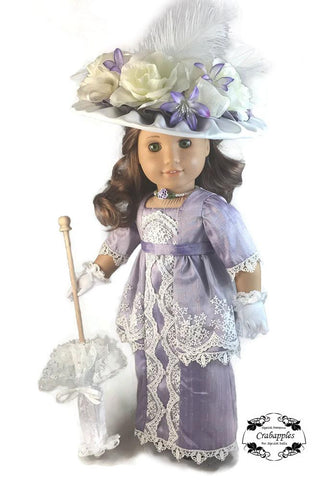 Crabapples 18 Inch Historical Edwardian Fancy 18" Doll Clothes Pattern Pixie Faire